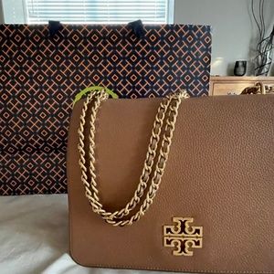 Tory Burch tan purse